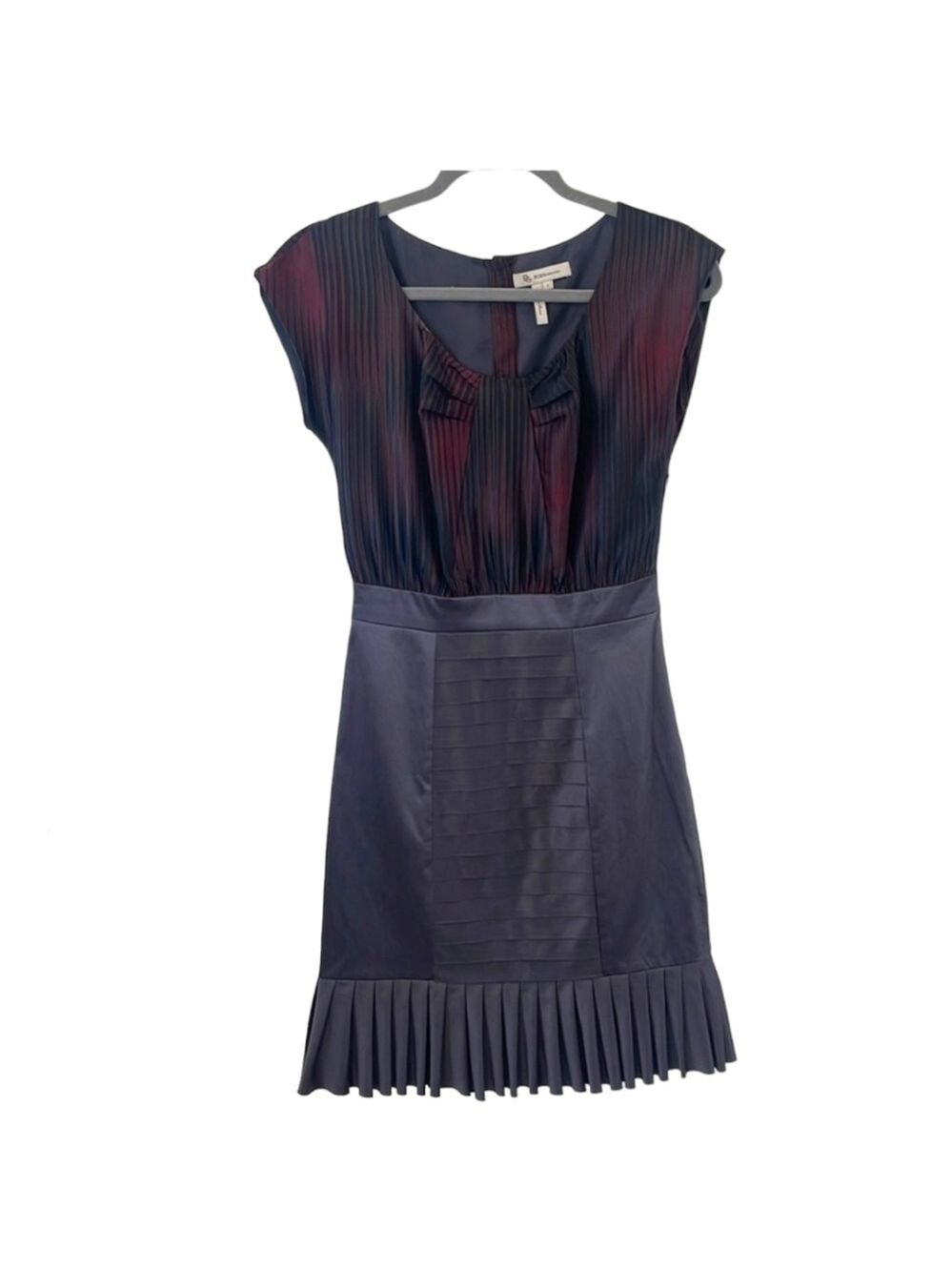 BCBGeneration Pleated Skirt Cocktail Dress